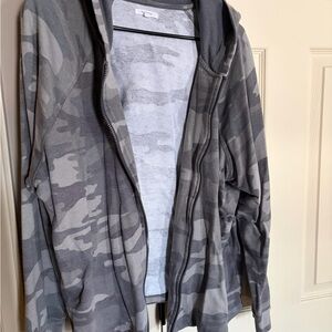 Maurices Gray Camouflage Hooded Jacket
